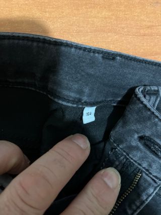 Pantalón vaquero gris niña, talla 164