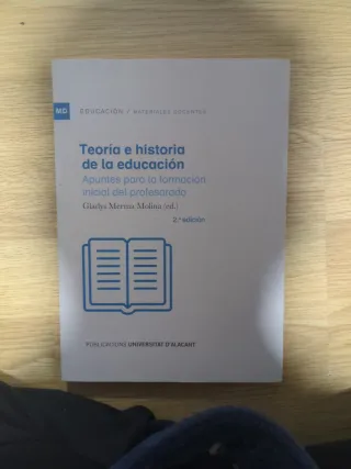 Teoría e historia de la Educación: Apuntes para...
