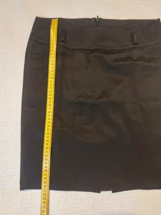 Gonna donna nera L grana di riso