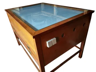 Mesa de luz para dibujo, de madera, retroiluminada