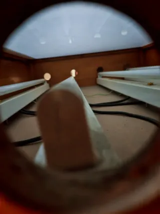 Mesa de luz para dibujo, de madera, retroiluminada