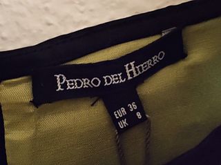 VESTIDO FIESTA PEDRO DEL HIERRO T. 36 A ESTRENAR