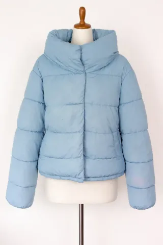 Chaquetón azul acolchado