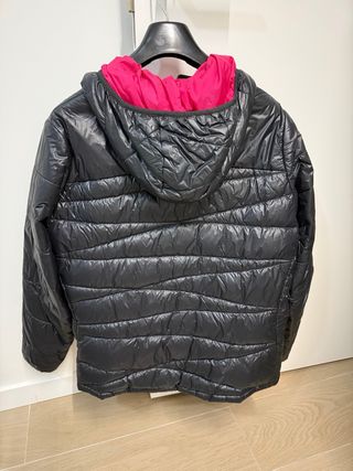 Chaqueta plumífero Quechua negra mujer