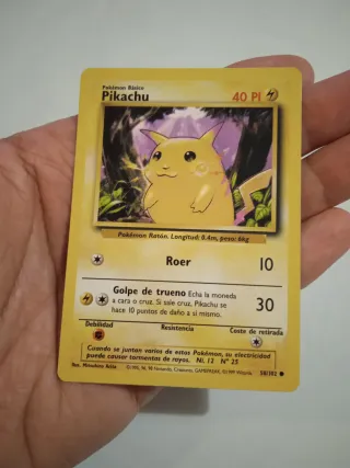 Carta Pokémon Pikachu