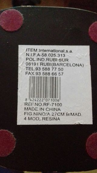 Figuras de resina decorativas