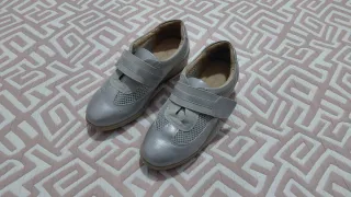 Zapatos plateados mujer