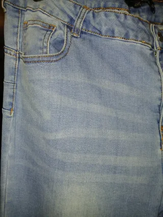 Calças de ganga azuis tamanho L