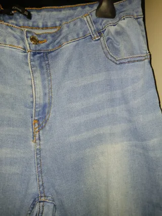 Calças de ganga azuis tamanho L