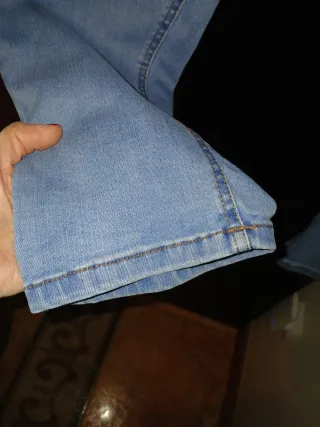 Calças de ganga azuis tamanho L