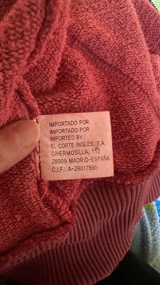 Sudadera con capucha Easy Wear roja