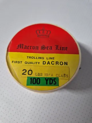 Filo Dacron Trolling Line 20 Lbs 100 Yds