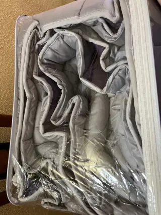 Edredón Nórdico Bicolor Gris/Marrón