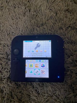 Nintendo 2DS Negra y Azul