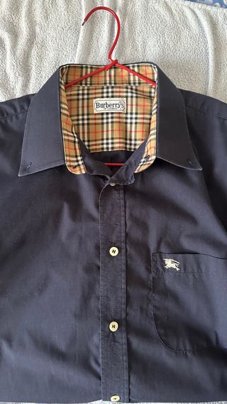 Camisa Azul Marino Vintage