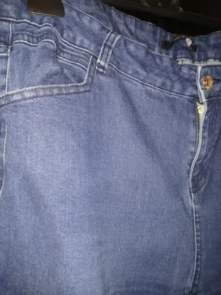 Calças de ganga azuis