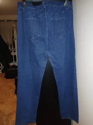 Calças de ganga azuis