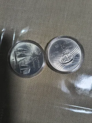 Lotto 9 monete argento 925 Olimpiadi Montreal