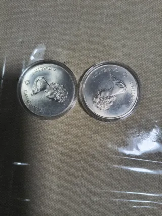 Lotto 9 monete argento 925 Olimpiadi Montreal