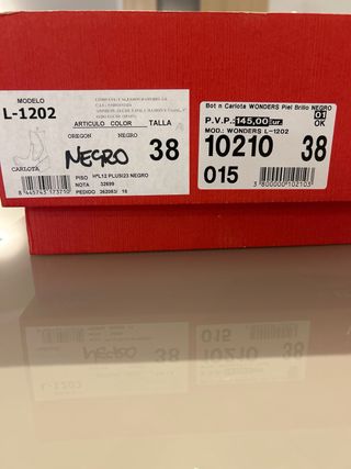 Botines de piel Wonders negros.