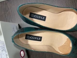 Zapatos de salón CUPLE verde y negro