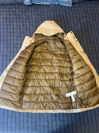 Abrigo Springfield Talla L Beige