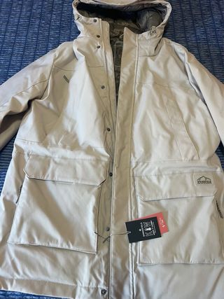 Abrigo Springfield Talla L Beige