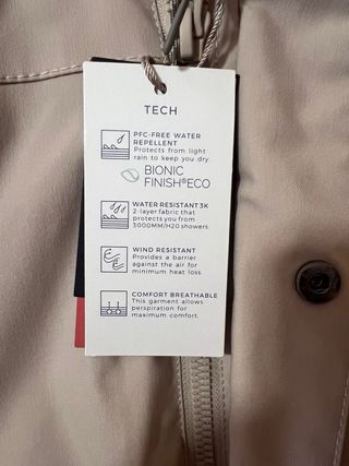 Abrigo Springfield Talla L Beige