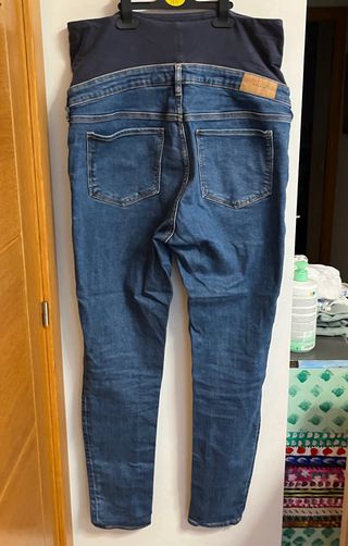 Vaqueros premamá azules skinny