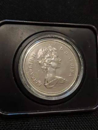 1 Dólar Canadá 1976 Canoa
