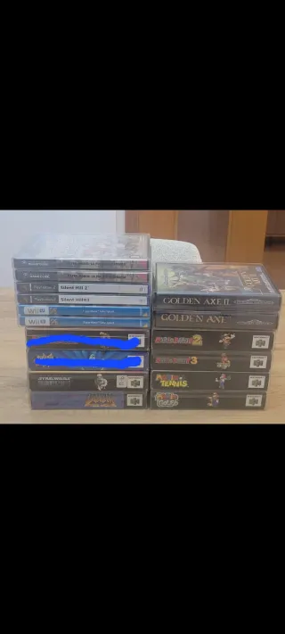 Lote Juegos Retro N64, PS2, Wii U, Mega Drive