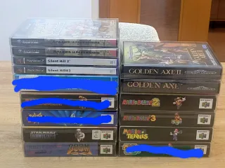 Lote Juegos Retro N64, PS2, Wii U, Mega Drive