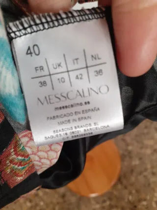 Vestido estampado floral negro