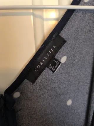 Mono Cortefiel azul con lunares