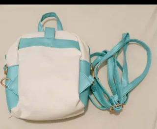 Mini mochila Cinnamoroll azul y blanco