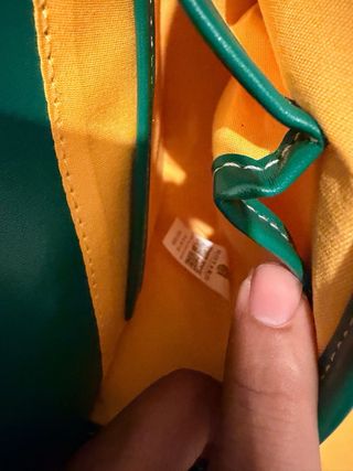 Bolso Goyard Verde y Cartera