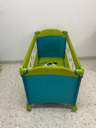 Minicuna de viaje con osos panda