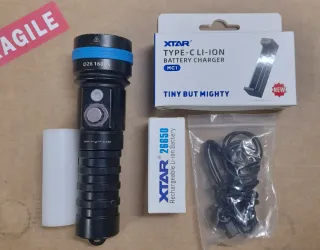 Linterna XTAR D26 1600S AUTO