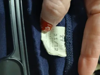 Saia azul menina tam. 11/12