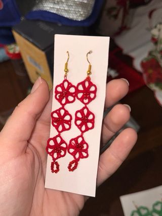 Orecchini pendenti fatti a mano