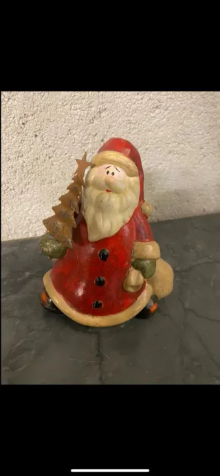 Babbo Natale in ceramica