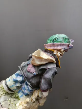 Figuras Niña y Niño con Perro y Oso