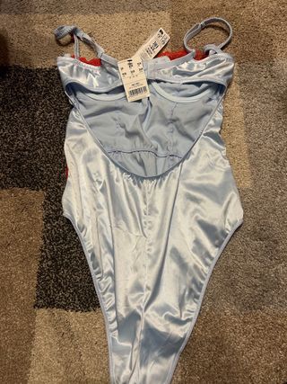 Body Tezenis donna blu e rosso