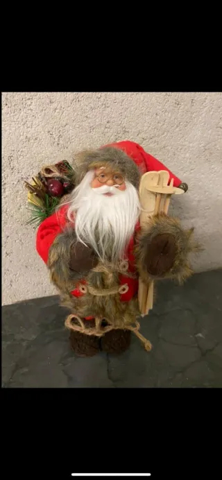 Babbo Natale decorativo in tessuto