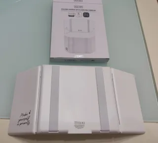 Espejo Plegable con Luz LED y cintas para colgar