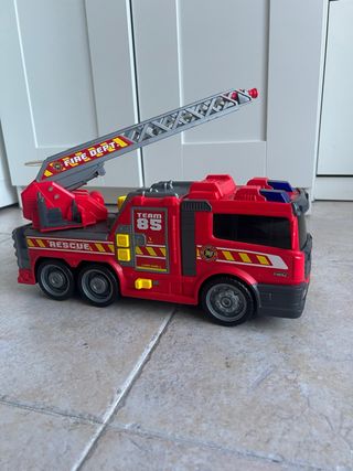 Camión Bomberos Infantil Escalera Extensible