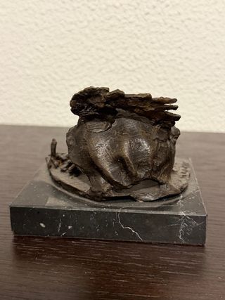 Nacimiento Bronce sobre Mármol