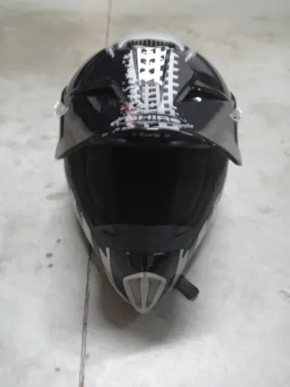 Casco Motocross Shiro Scorpion Negro