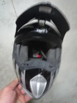 Casco Motocross Shiro Scorpion Negro