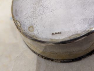 Cenicero Alpaca Plateada